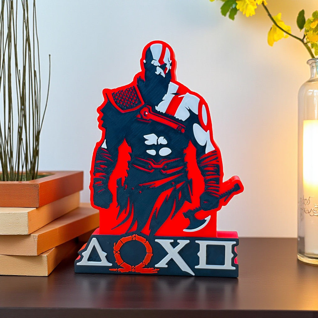 God Of War's Cratos Theme Table Top for Home Decor , Showpiece and Collectable