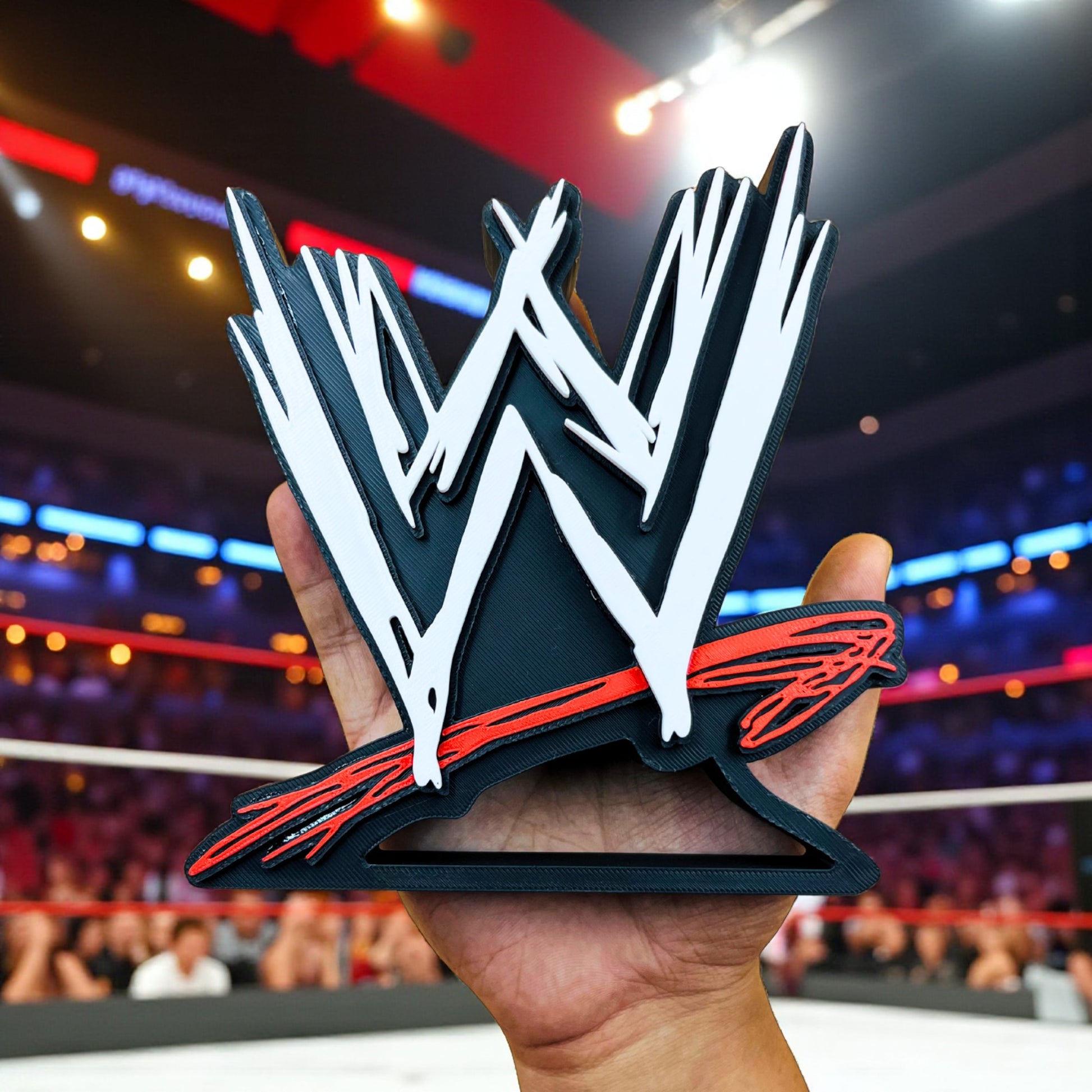 Nostalgic WWE Theme logo Table Top for Home Decor , Showpiece and Collectable