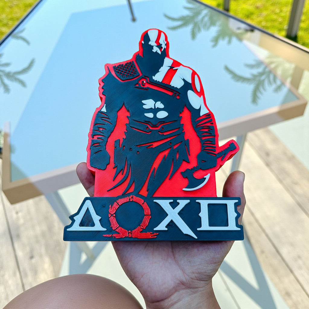 God Of War's Cratos Theme Table Top for Home Decor , Showpiece and Collectable