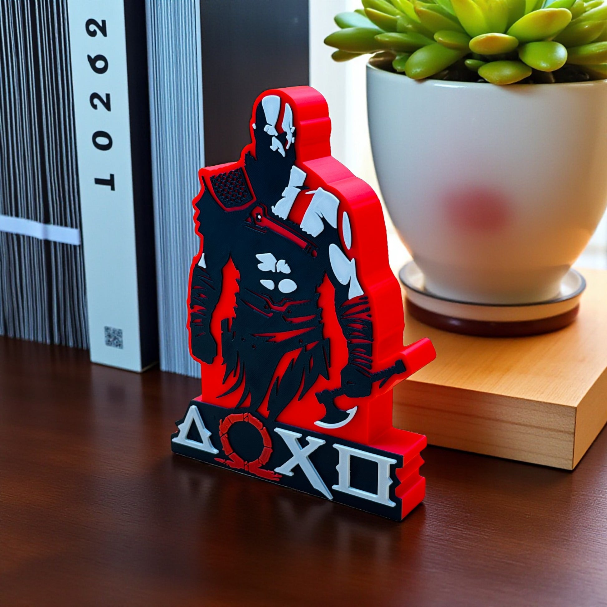 God Of War's Cratos Theme Table Top for Home Decor , Showpiece and Collectable