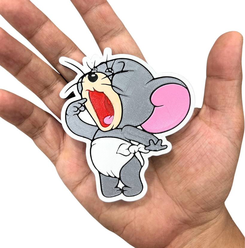 3D Tom and Jerry Nibbles Mouse Fridge Magnet | Pack of 1