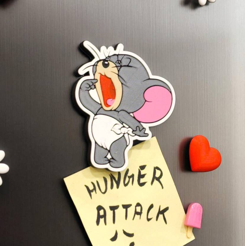 3D Tom and Jerry Nibbles Mouse Fridge Magnet | Pack of 1