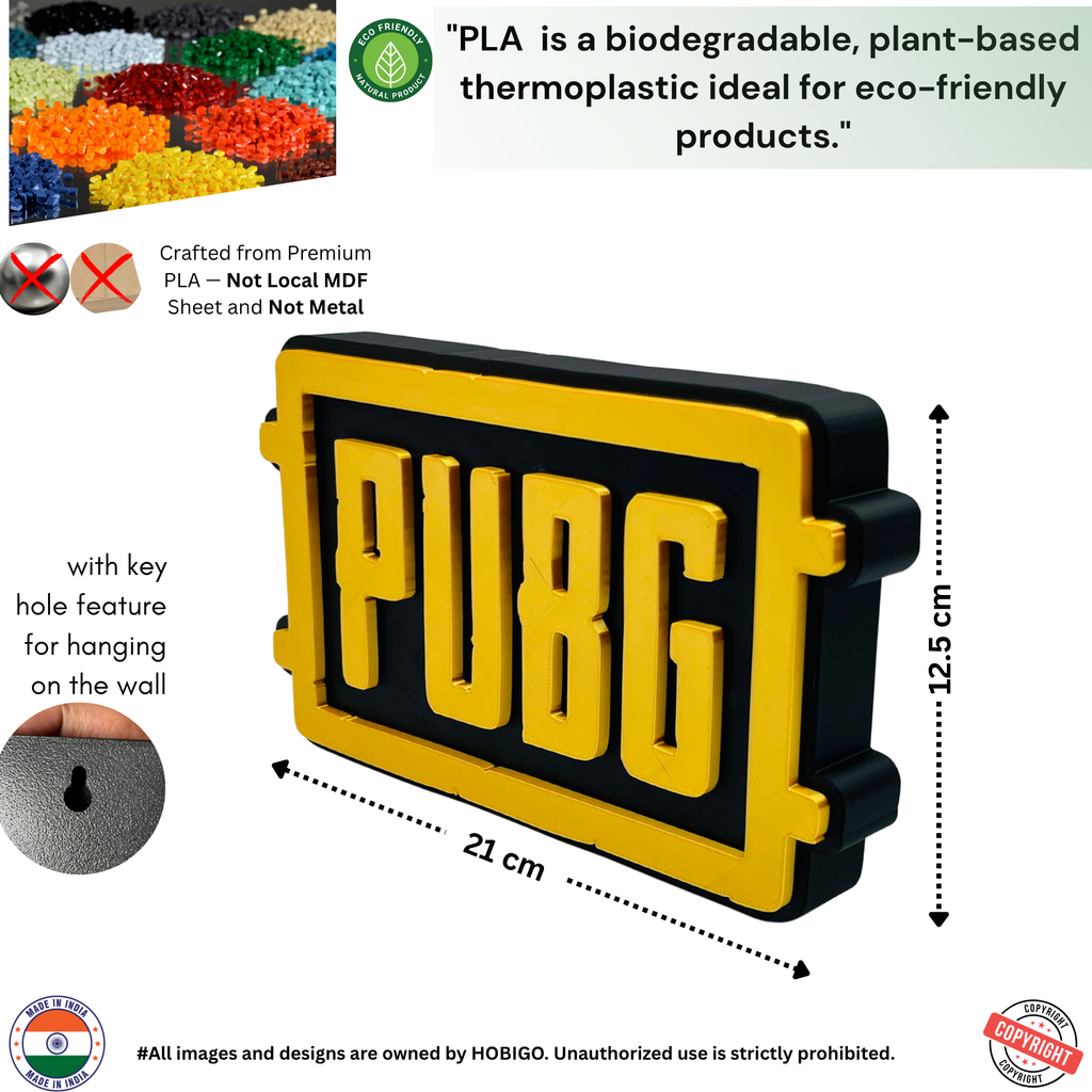 Trendy Pubg Game Theme Table Top for Home Decor , Showpiece and Collectables