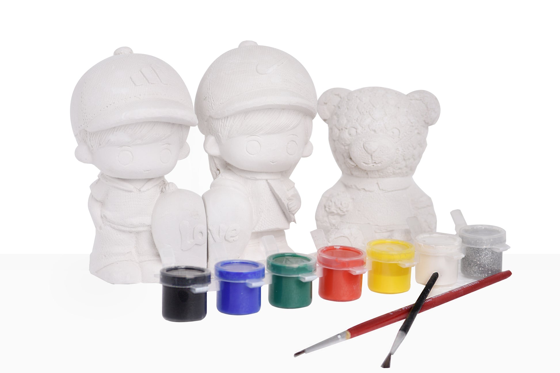 Coloring Activity Kit for Kids 3D Statues
