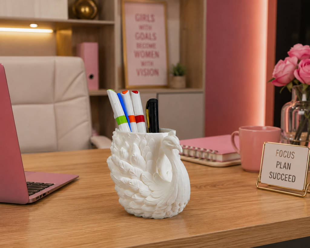HOBIGO Peacock Pen Holder | Unique Gift for Students & Professionals