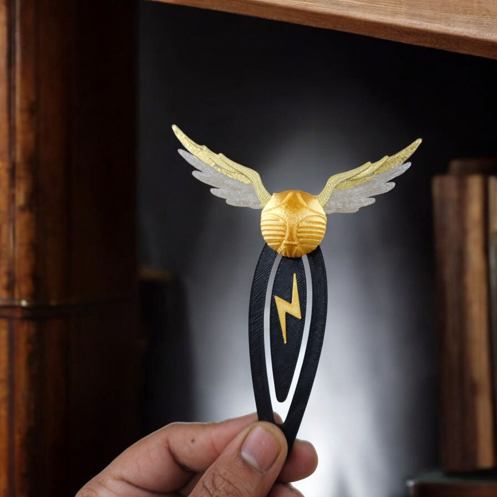 Harry potter theme plastic bookmark version 2, pack of 3 unique designs
