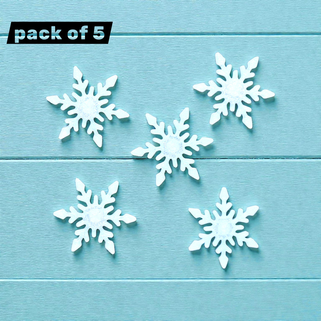 Solid snowflacks plastic 3d fridge magnets, home decor and fridge Accessories