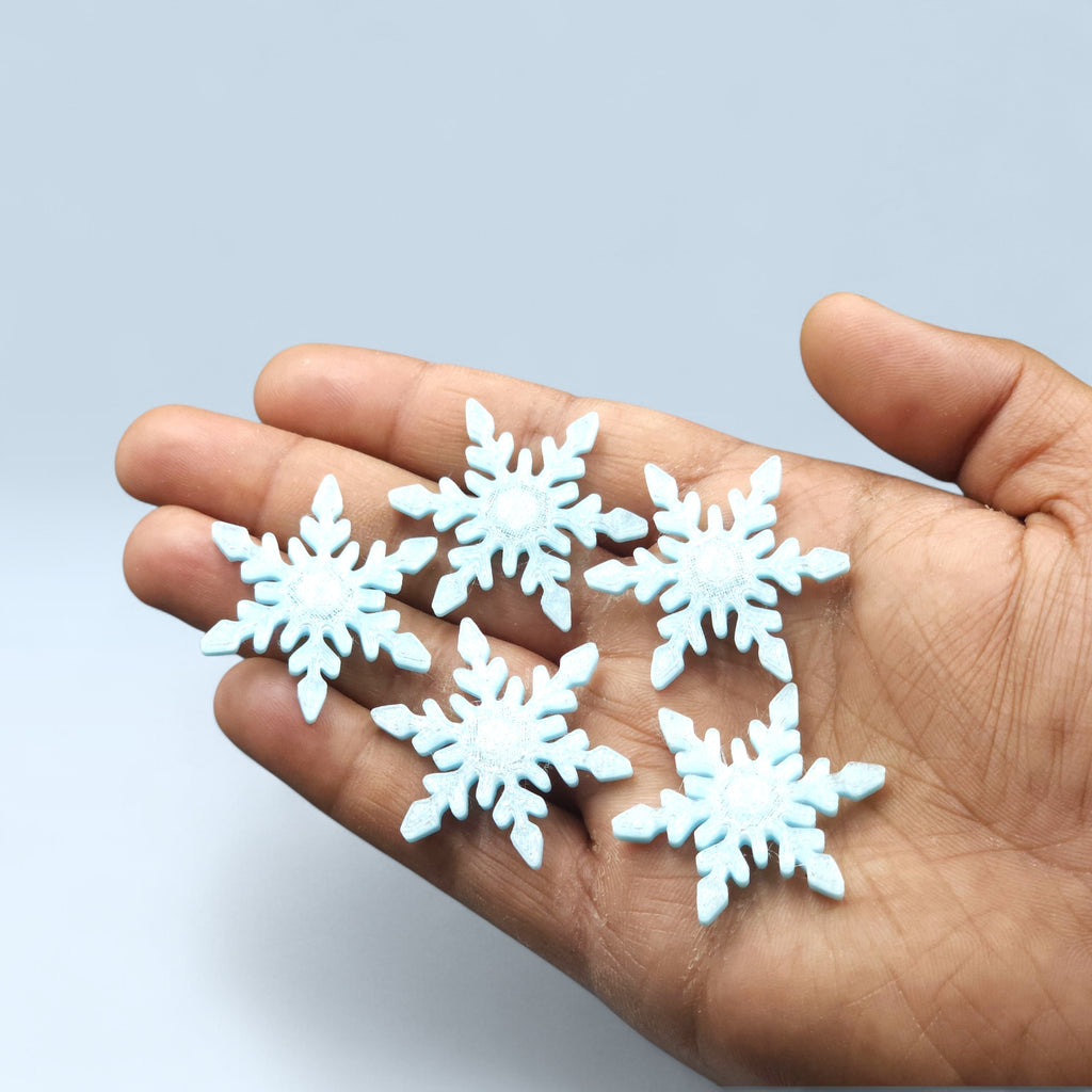 Solid snowflacks plastic 3d fridge magnets, home decor and fridge Accessories
