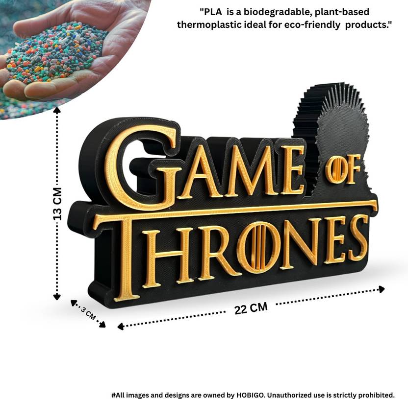 3D GAME OF THRONES AESTHETIC TABLE TOP DECOR