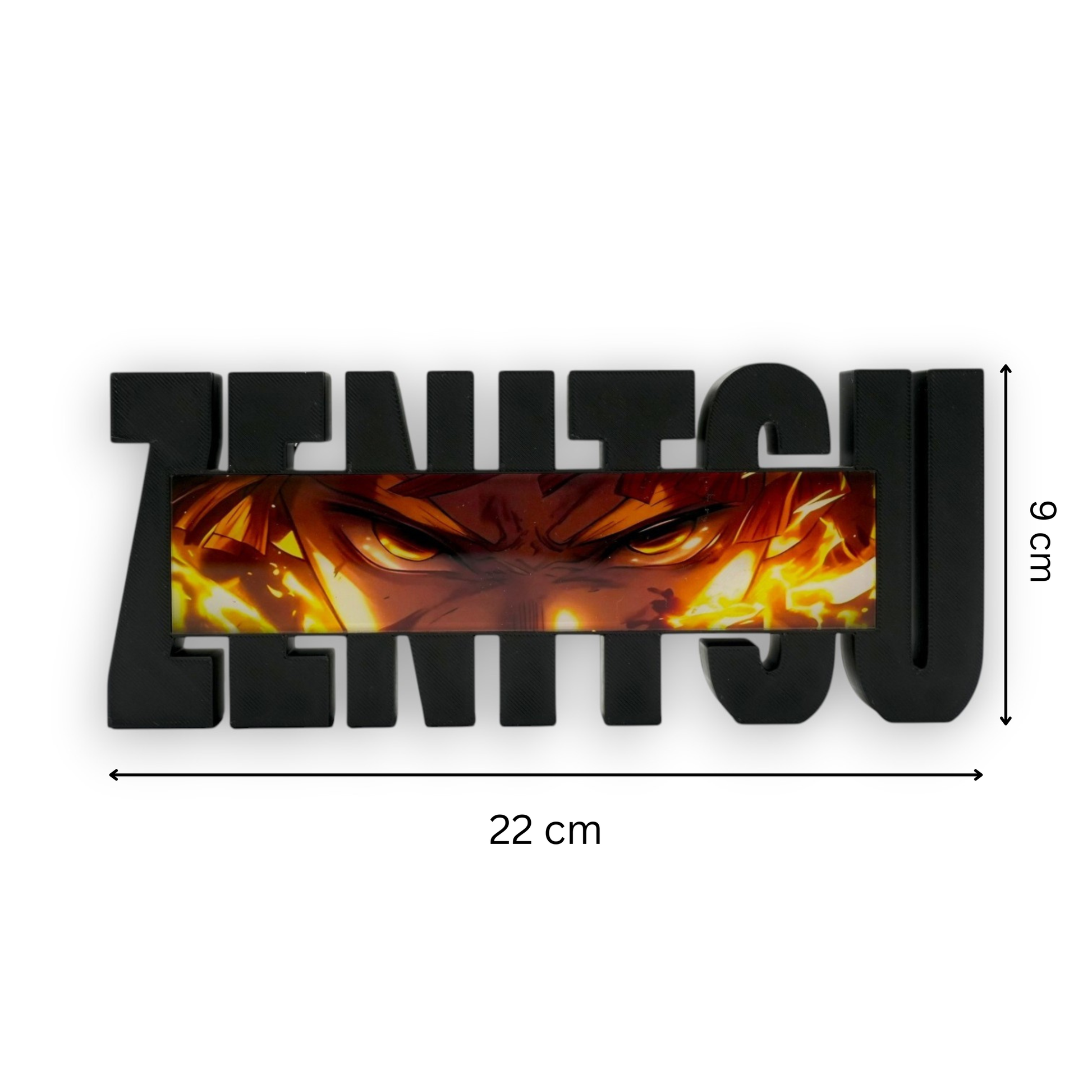 Zenitsu Thunder Eyes Tabletop Anime Desk And Home Decor And Collectibles