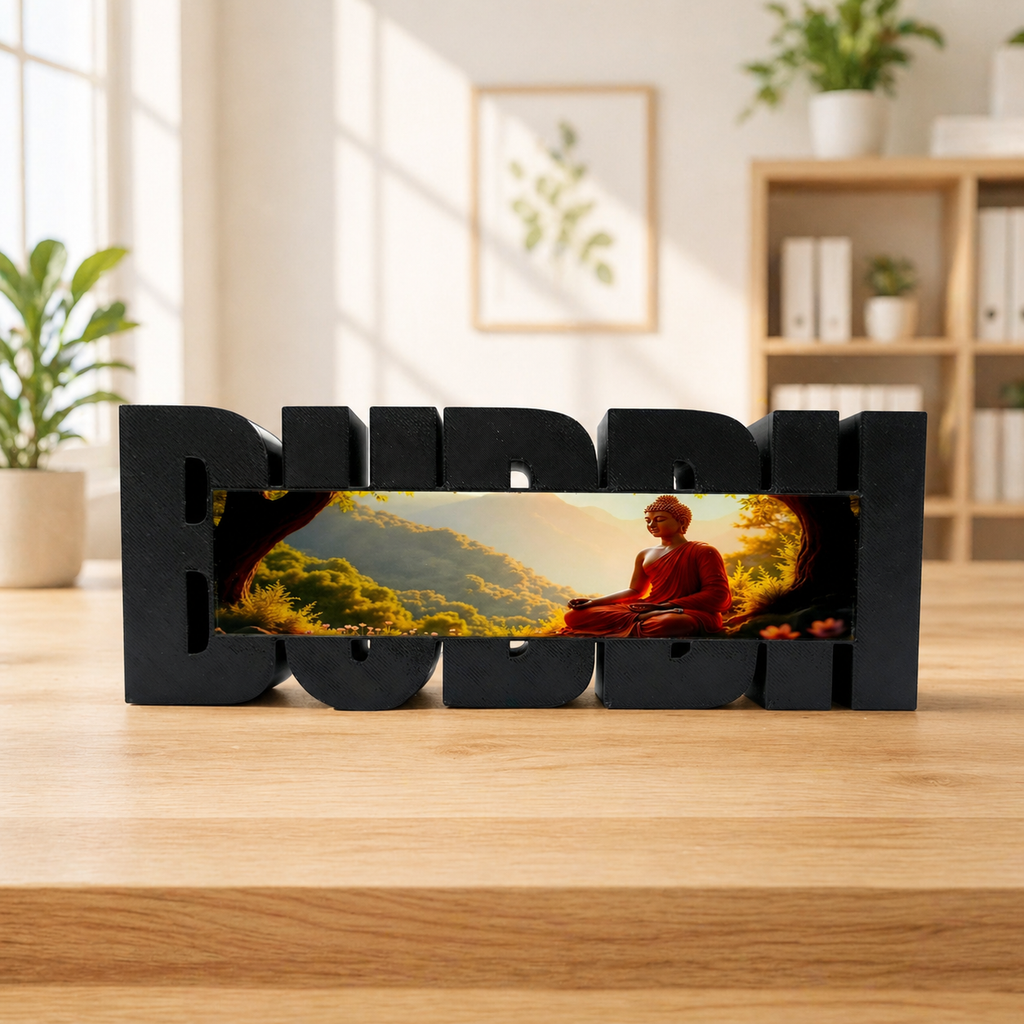 Buddha Table Top Display Spiritual Desk Decor for Home & Office
