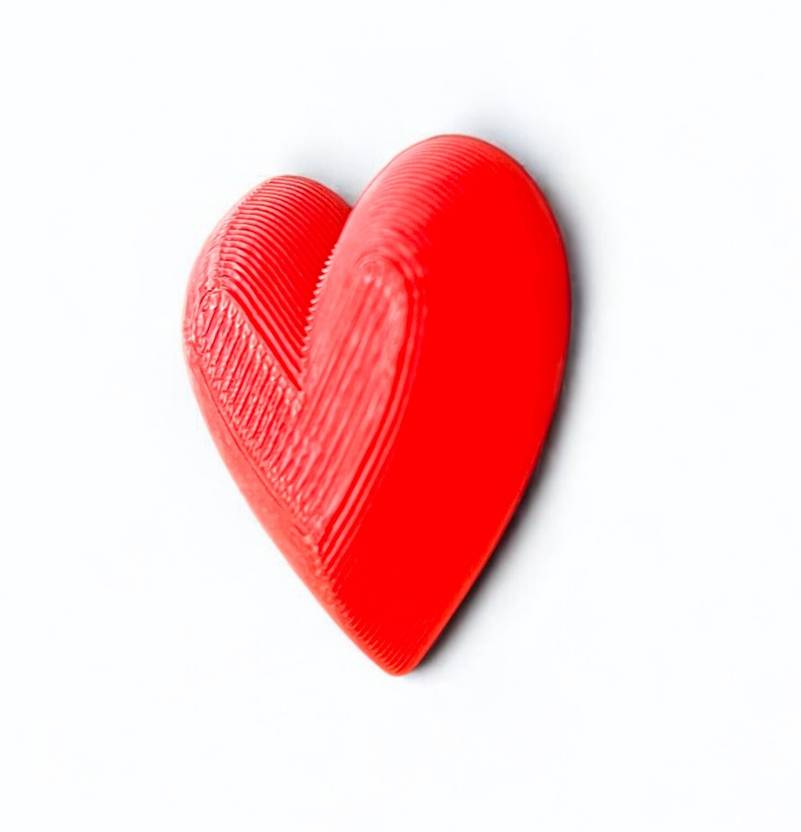3D Red Heart Fridge Magnet Fridge Magnet