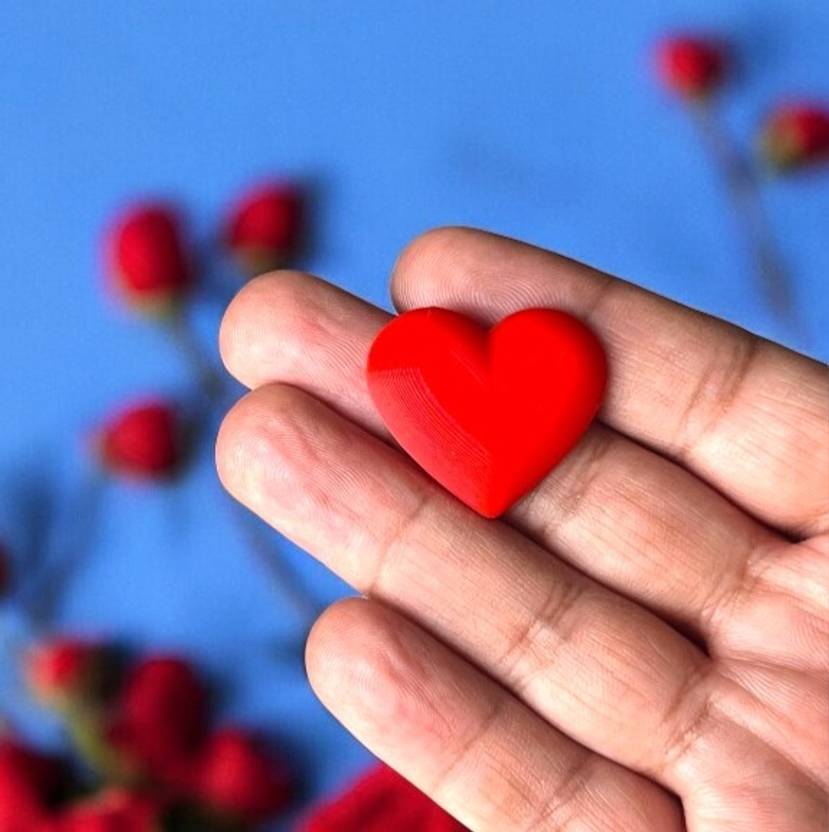 3D Red Heart Fridge Magnet Fridge Magnet