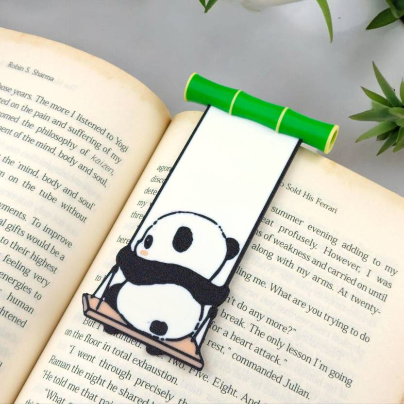 3D CALM SWINGING PANDA BOOKMARK