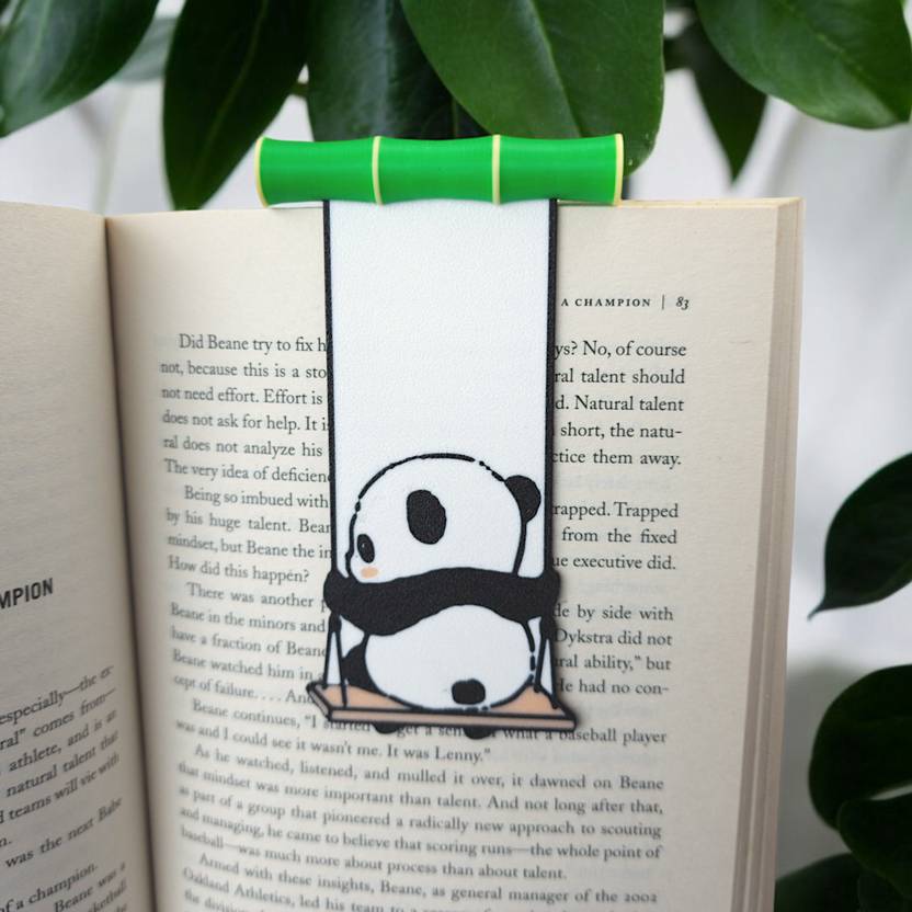 3D CALM SWINGING PANDA BOOKMARK