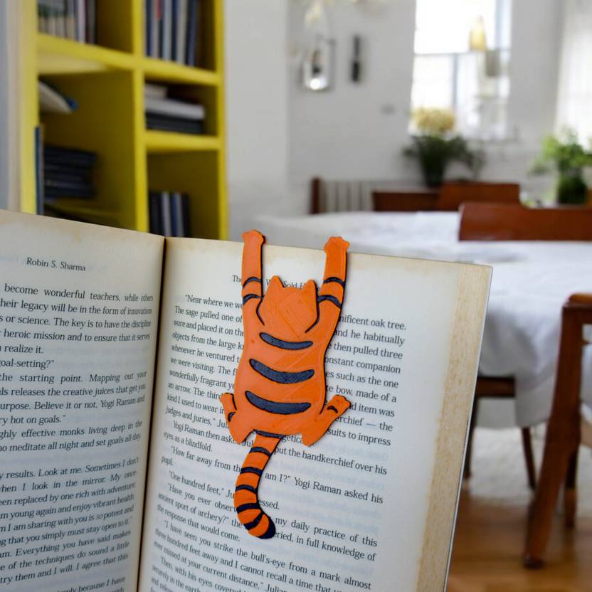 HANGING CAT Bookmark  