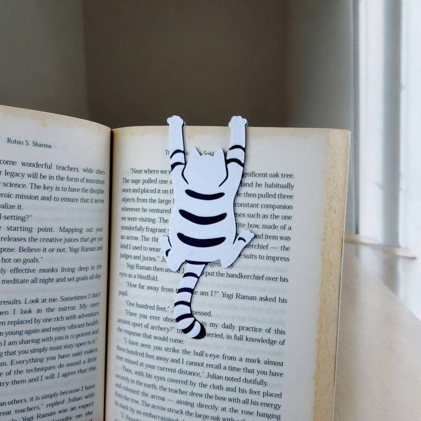 HANGING CAT Bookmark  