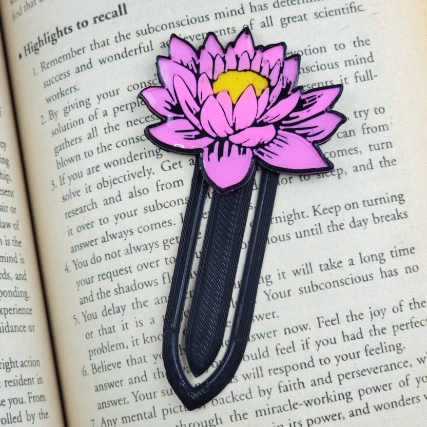 Colorful Flowers Bookmark