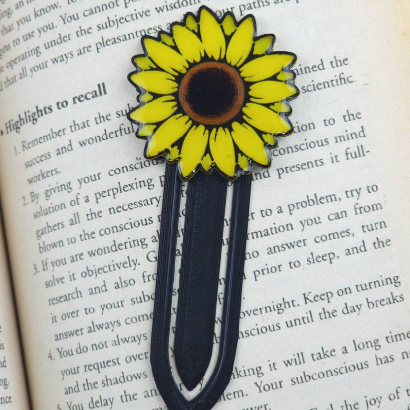 Colorful Flowers Bookmark