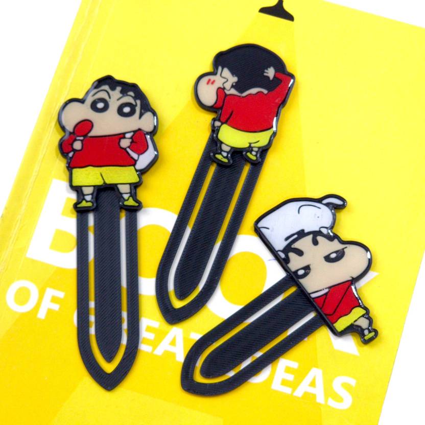 3D SHINCHAN BOOKMARKS in 3 DIFFERENT DESIGNS