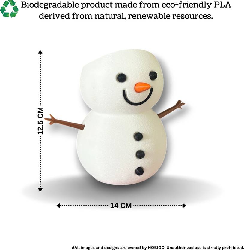3D SNOWMAN THEME PENHOLDER AND DESK ORGANISER
