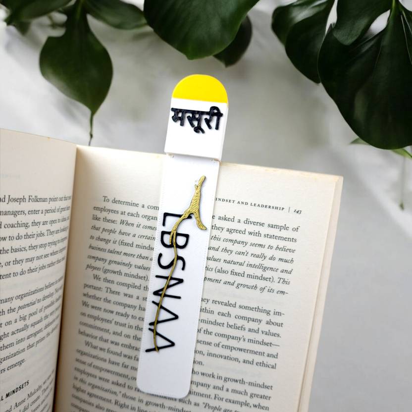 3D UPSC THEME (PACK OF 2) Bookmark, Milestone and Quote Bookmark