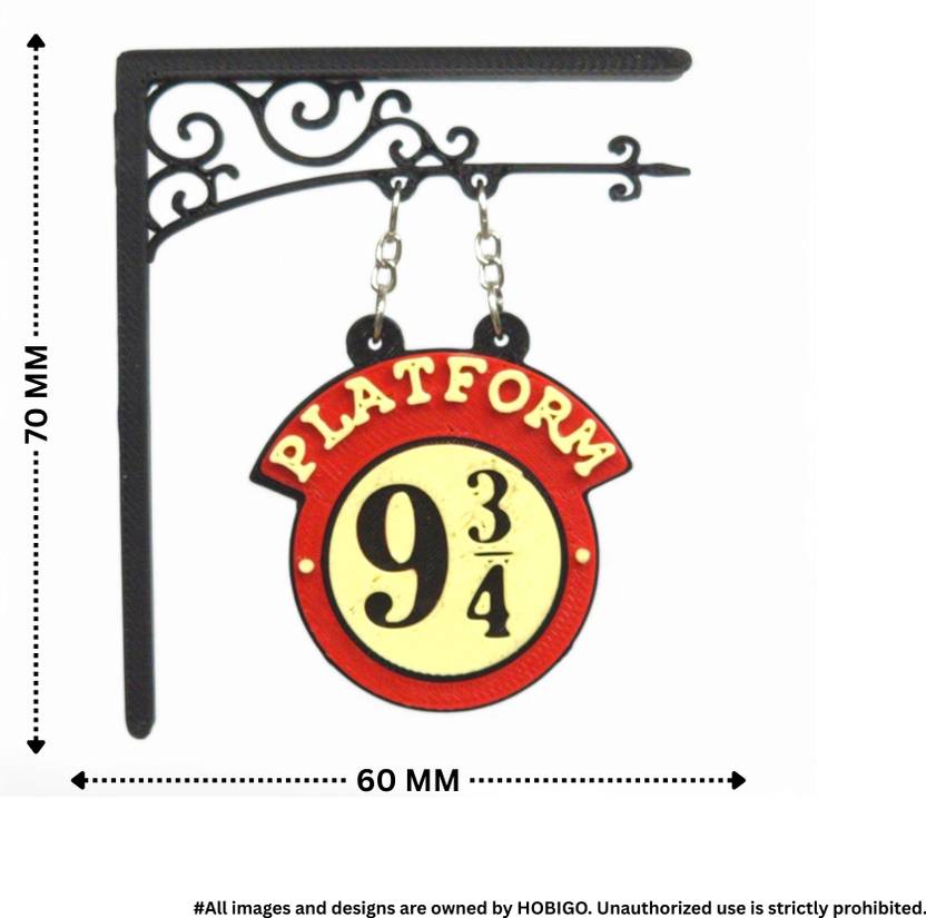 3D H-POTTER PLATFORM SIGN Fridge Magnet Fridge Magnet
