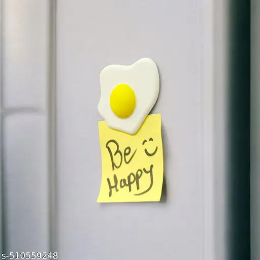3D half fry egg fridge magnet