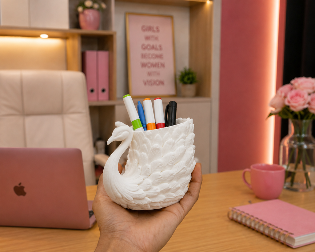 HOBIGO Peacock Pen Holder | Unique Gift for Students & Professionals