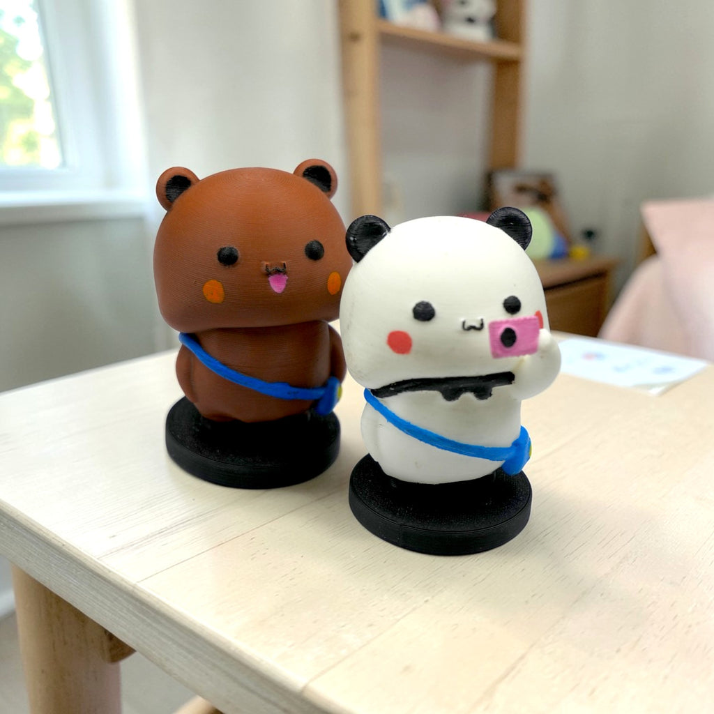 Bubu & Dudu Cute Couple Mini Figurines – Adorable Desk Decor Duo