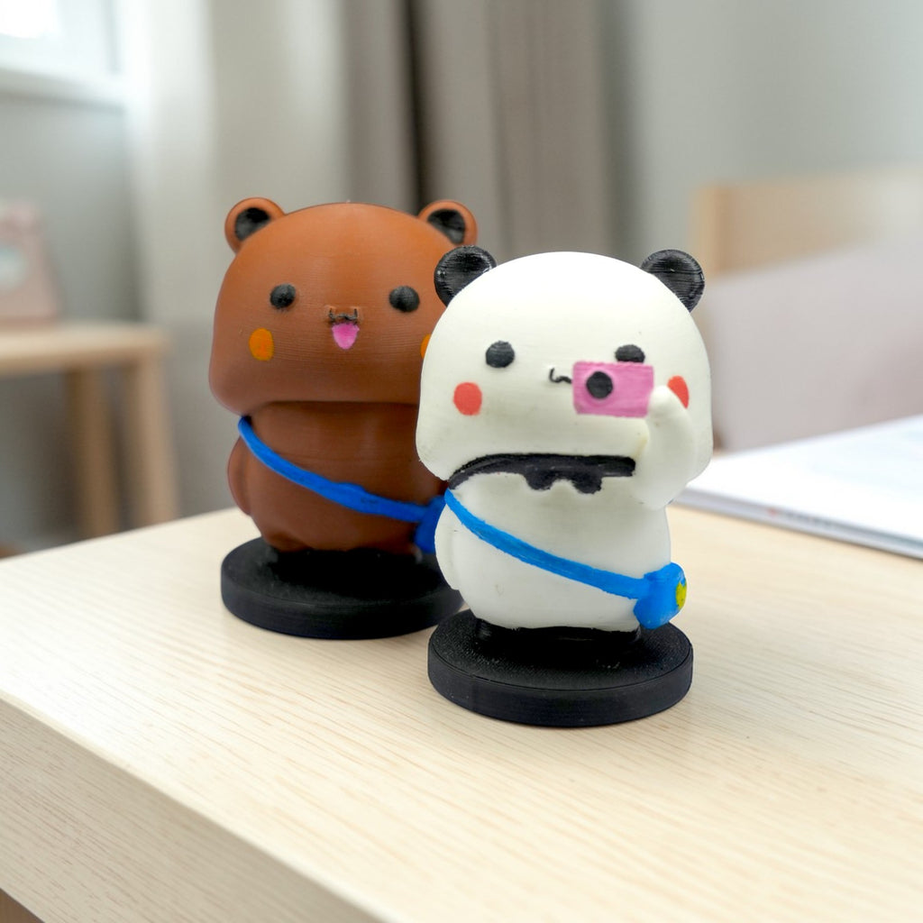 Bubu & Dudu Cute Couple Mini Figurines – Adorable Desk Decor Duo