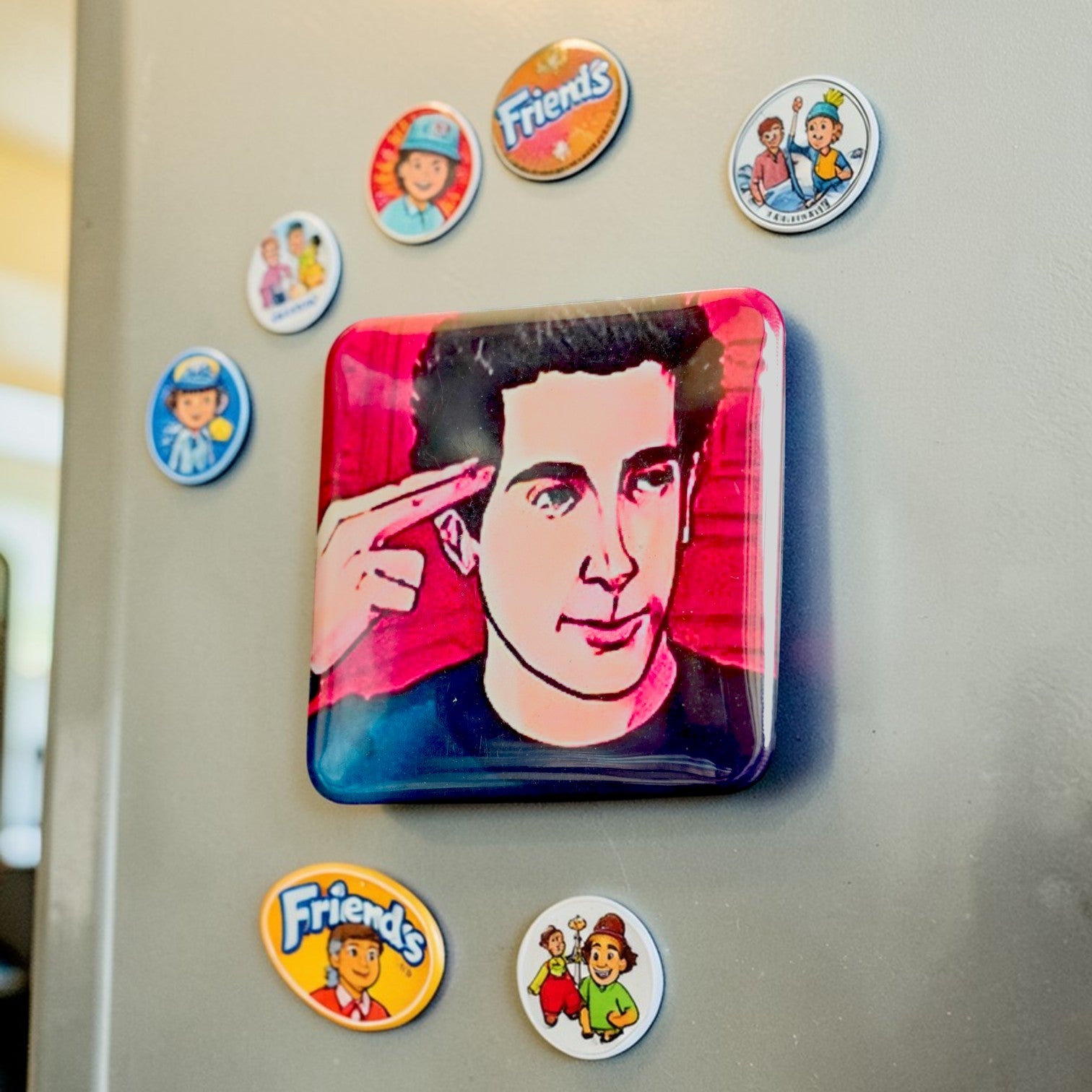 Friends Squad Fridge Magnet Combo – Iconic Characters for Your Daily Dose of Nostalgia