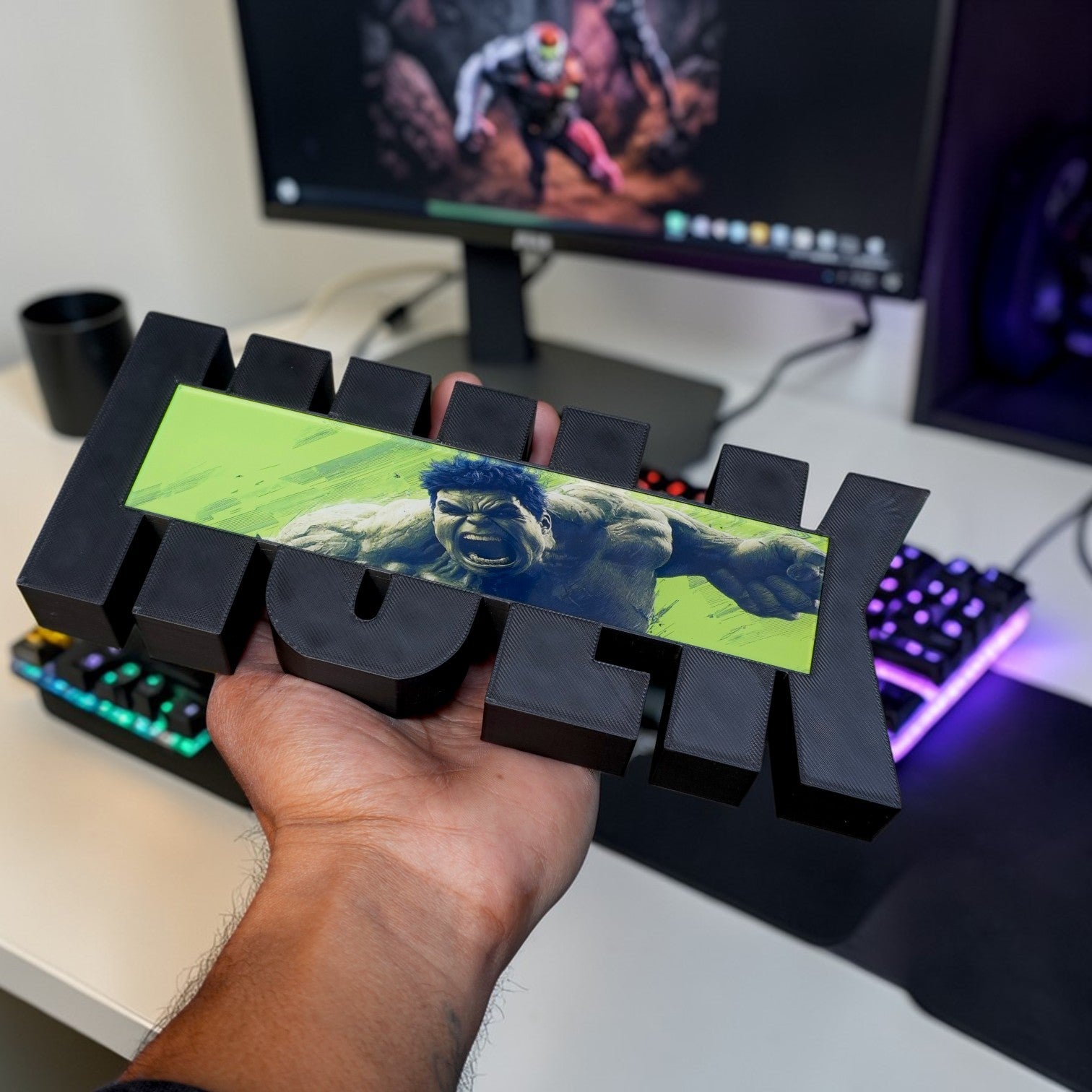 Hulk Superhero Table Top Desk And Home Decor for Marvel Fans