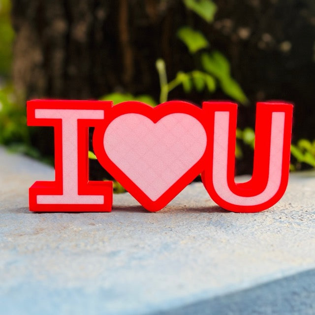 I LOVE YOU Show Piece