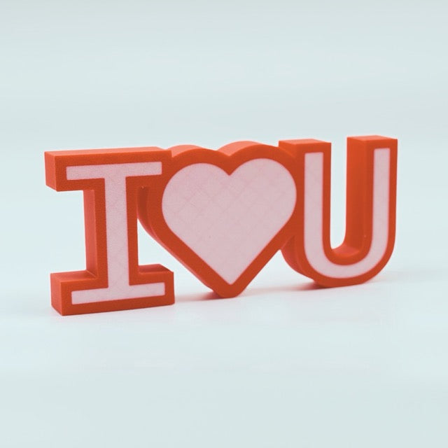 I LOVE YOU Show Piece