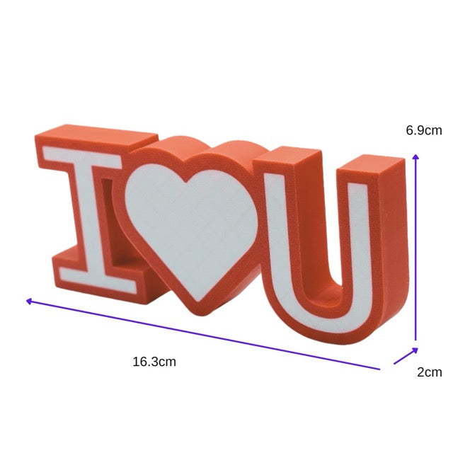 I LOVE YOU Show Piece