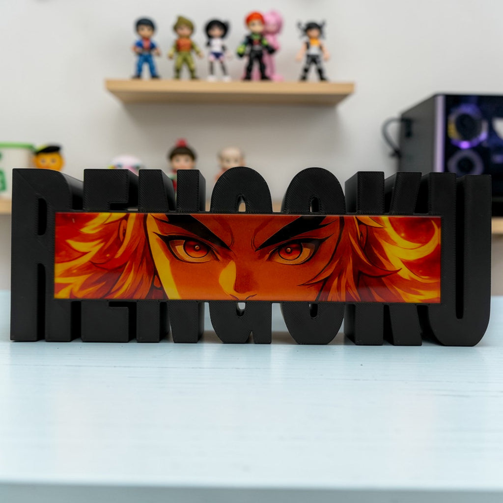 Rengoku Anime Table Top Demon Slayer Desk And Home Decor And collectibles