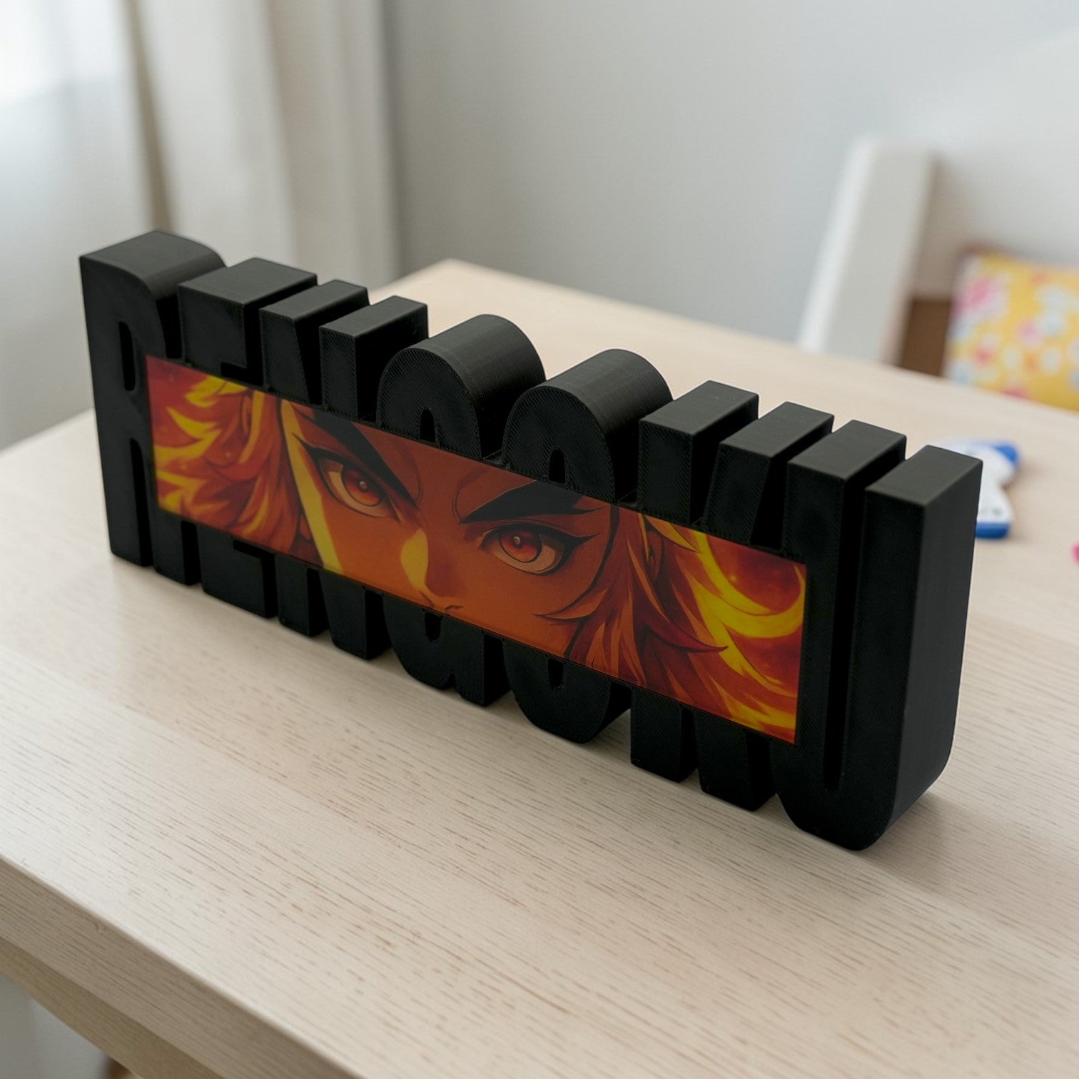 Rengoku Anime Table Top Demon Slayer Desk And Home Decor And collectibles