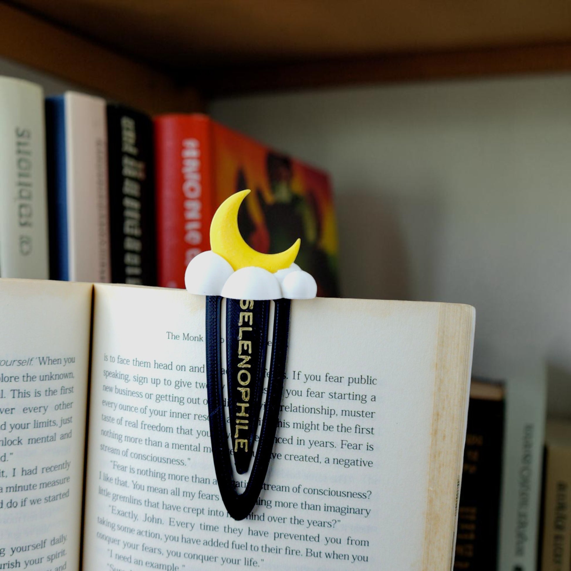 Sun & Moon Theme Designer Bookmark for Readers & Book Lovers