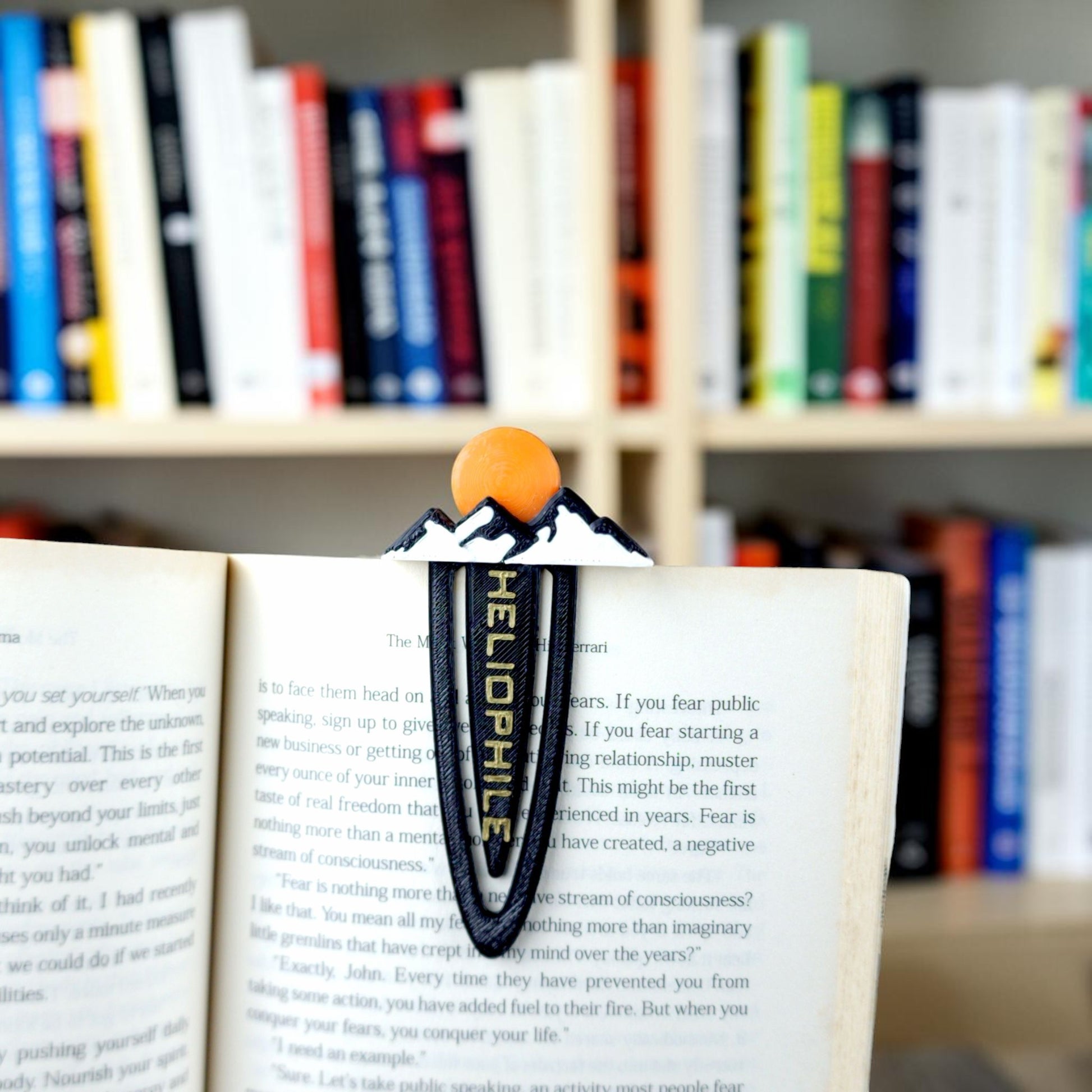 Sun & Moon Theme Designer Bookmark for Readers & Book Lovers