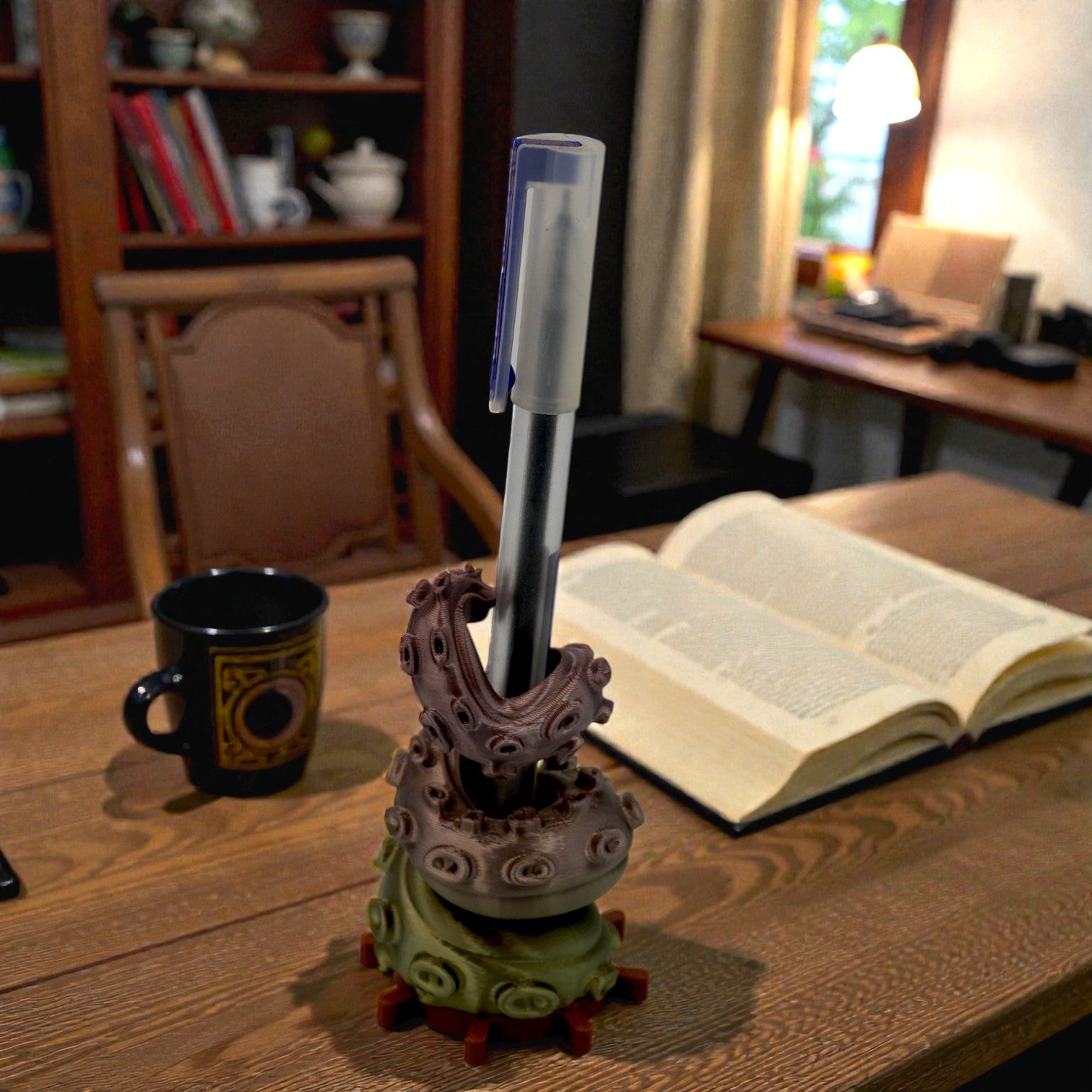 Aesthetic Tentacle Pen Holder – For That Main Character Desk Energy 🖤