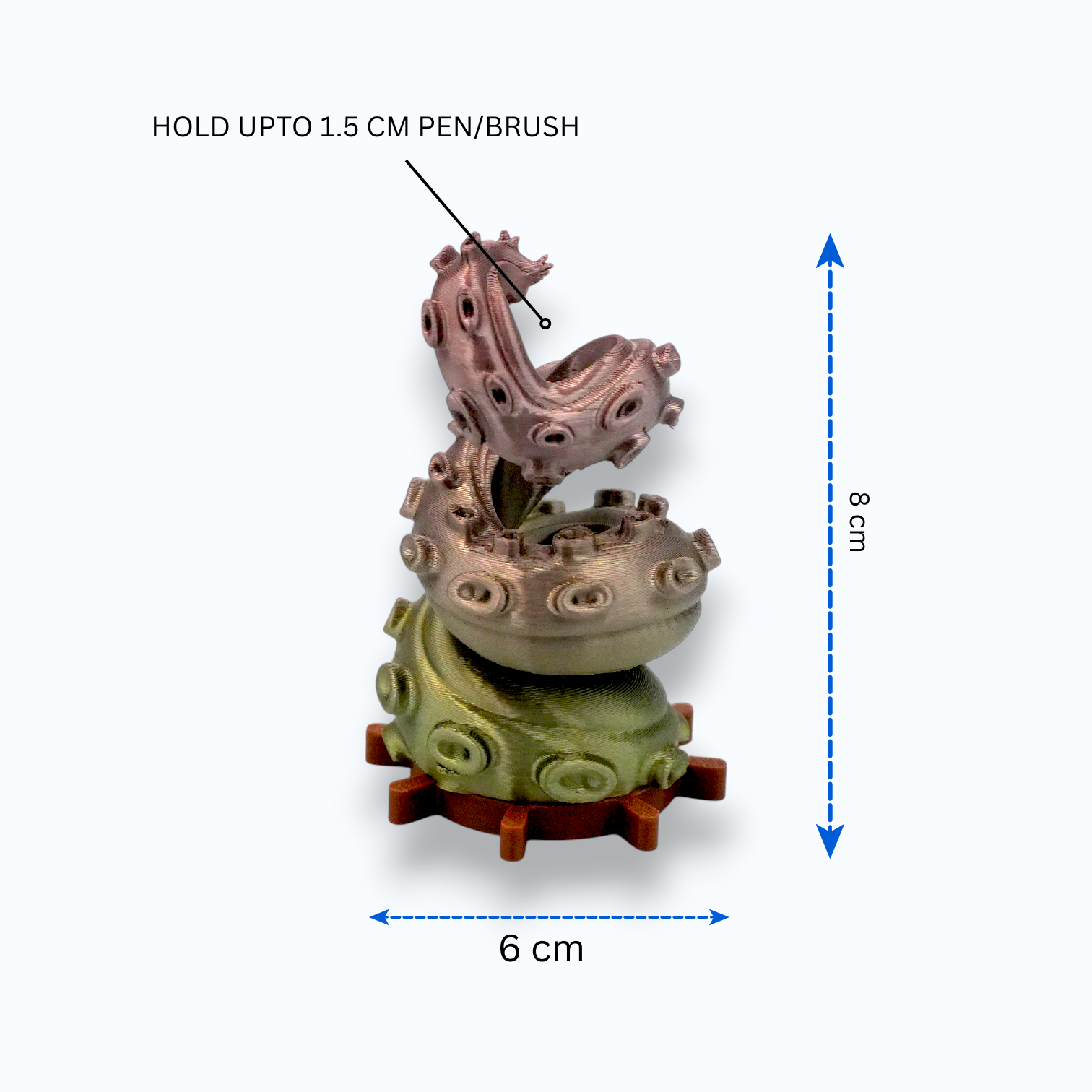 Aesthetic Tentacle Pen Holder – For That Main Character Desk Energy 🖤