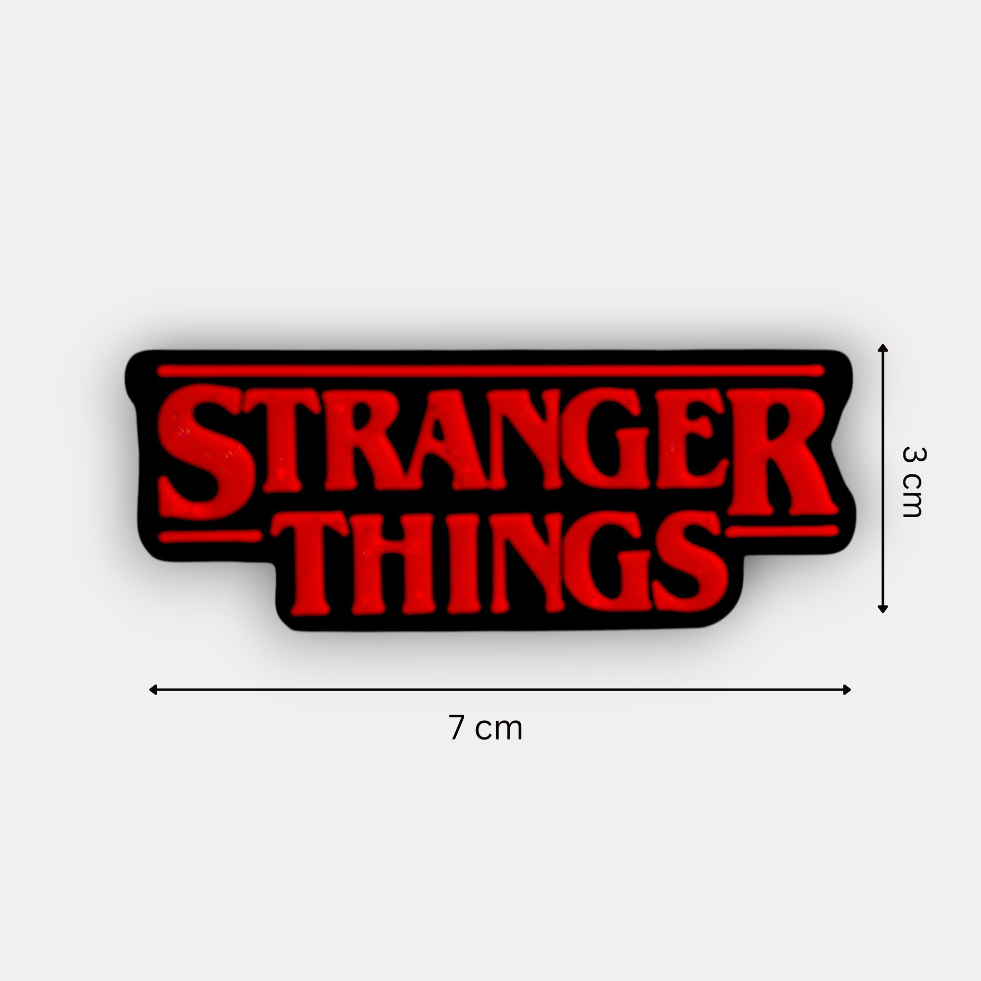 STRANGER THINGS LOGO FRIDGE MAGNET, HOME DECOR AND COLLECTIBLES