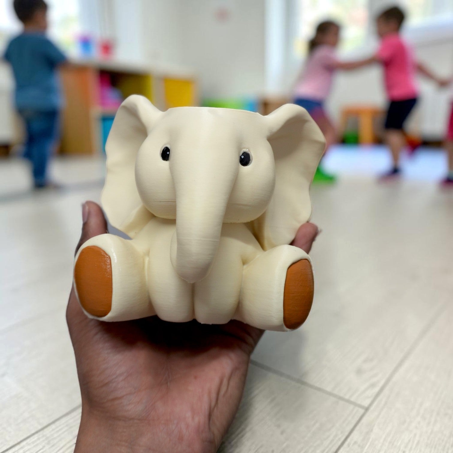 HOBIGO Baby Elephant Pencil Stand | Cute Stationery Holder for Study Table