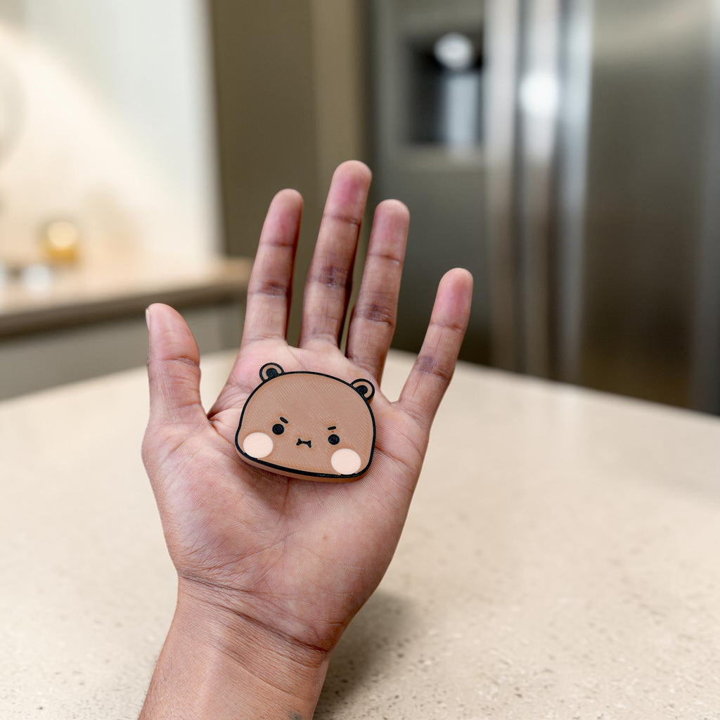 Bubu & Dudu Cute Fridge Magnets Set – Kawaii Cartoon Bear Magnetic Decor for Home & Kitchen