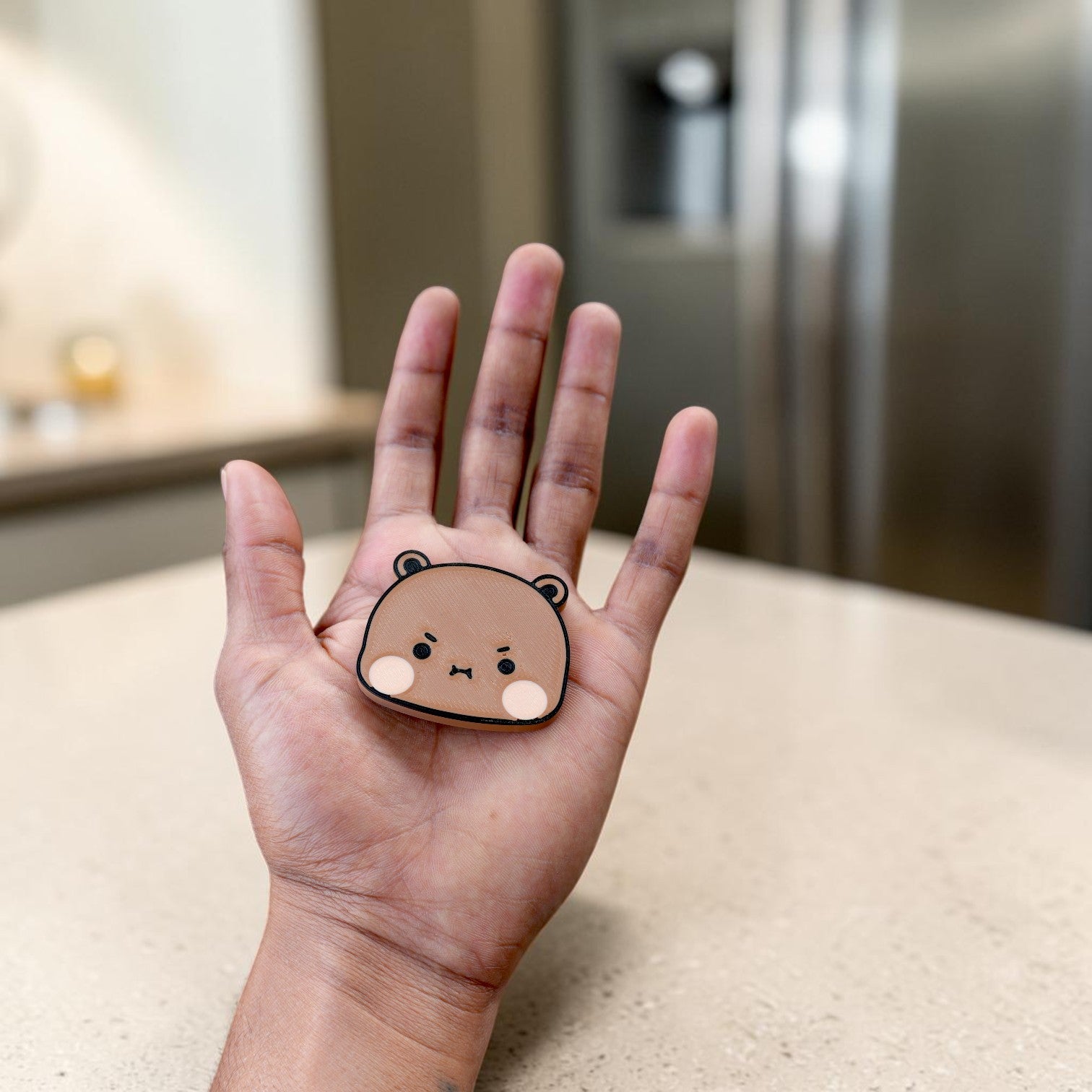 Bubu & Dudu Cute Fridge Magnets Set – Kawaii Cartoon Bear Magnetic Decor for Home & Kitchen