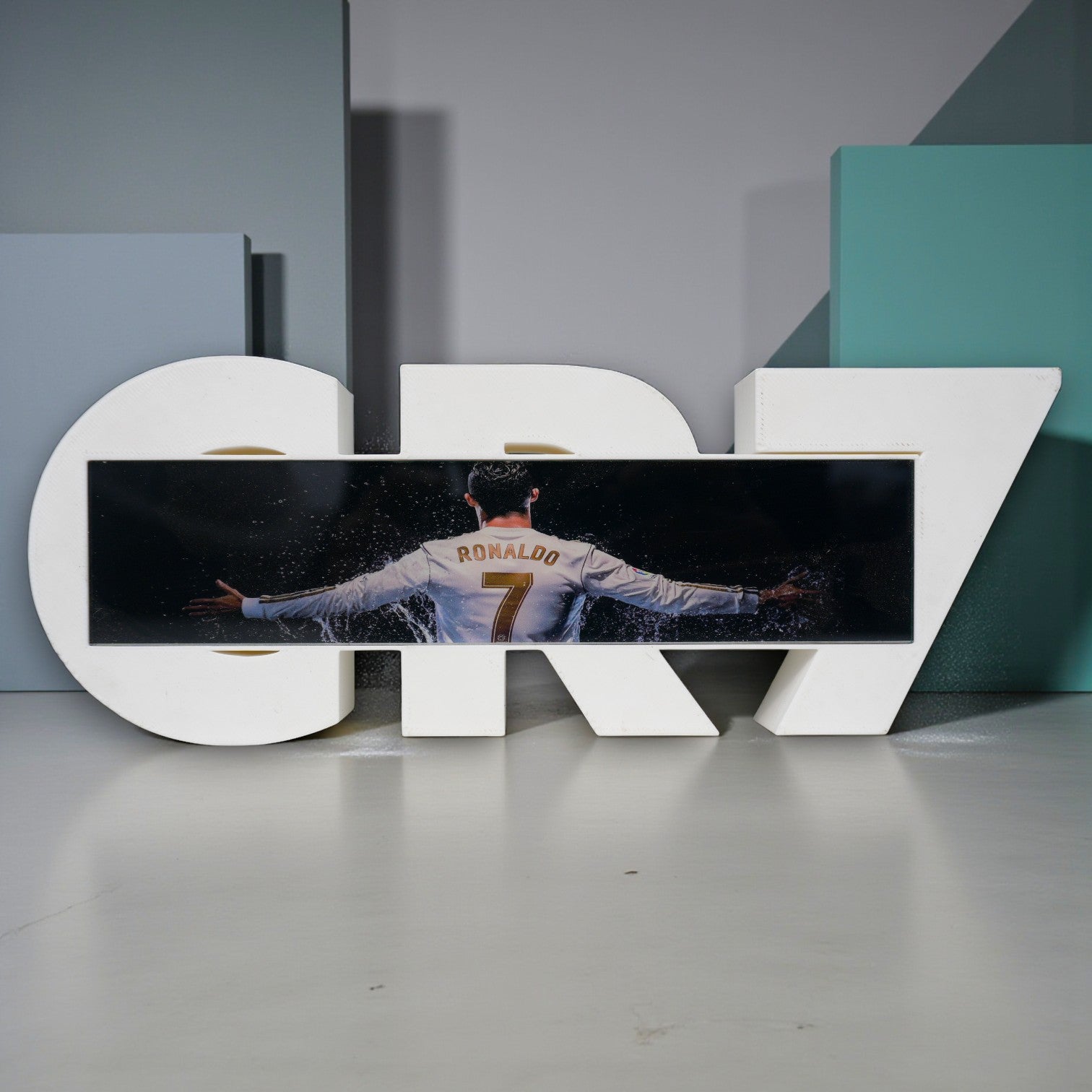 CR7 Ronaldo Table Top Display – Football Desk Decor for Fans