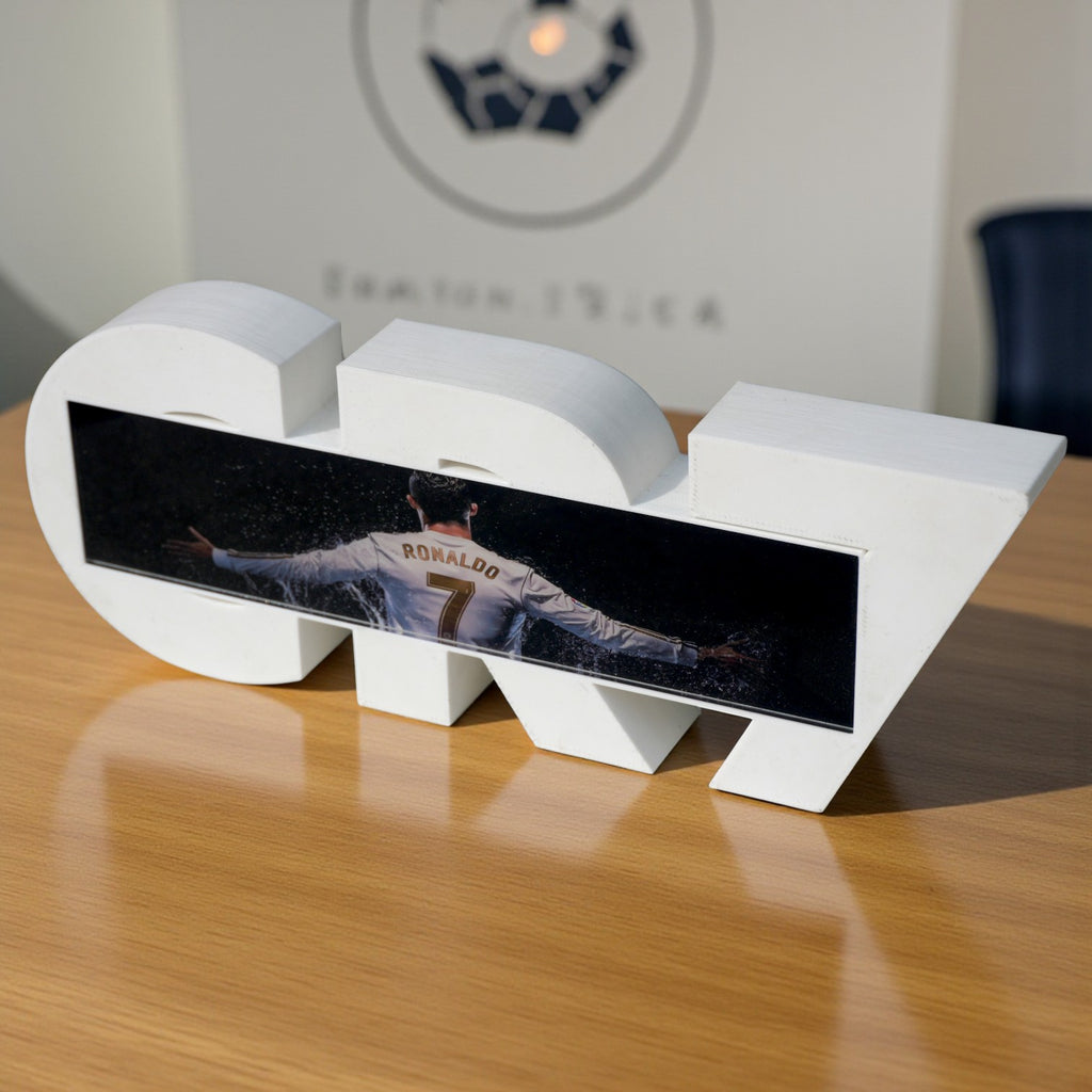 CR7 Ronaldo Table Top Display – Football Desk Decor for Fans