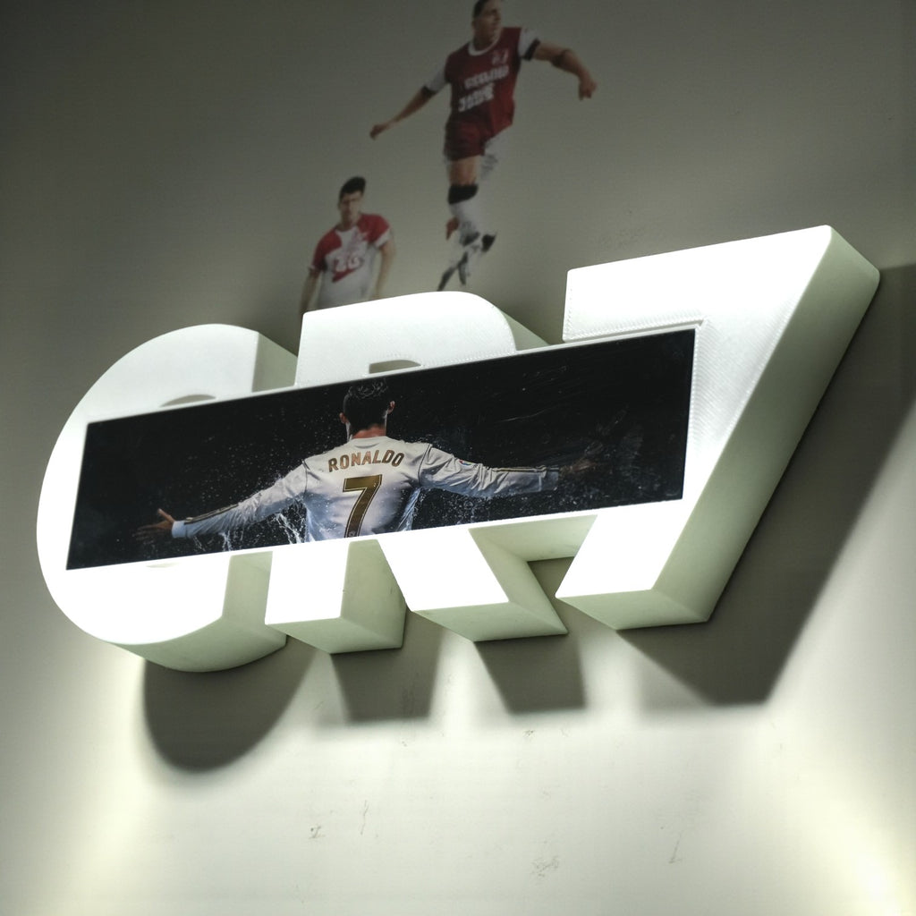 CR7 Ronaldo Table Top Display – Football Desk Decor for Fans