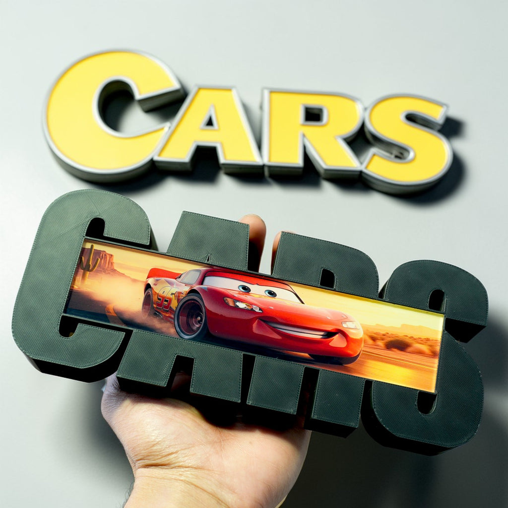 Cars Movie Table Top Display Desk And home Decor for Cartoon Fans